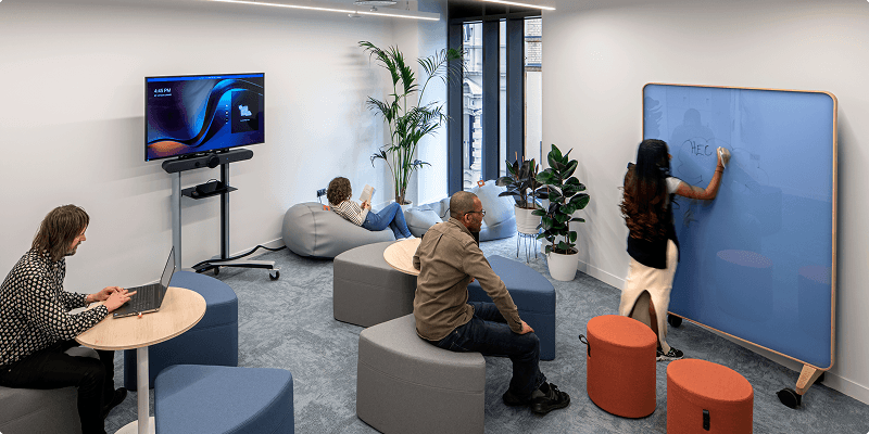 Creative Lab at HEC UK House — innovation and brainstorming space